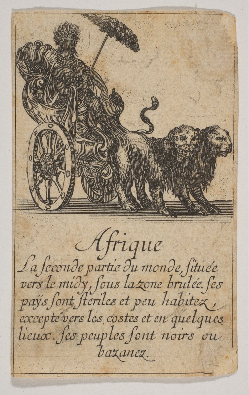 Afrika, 1644 von Stefano della Bella