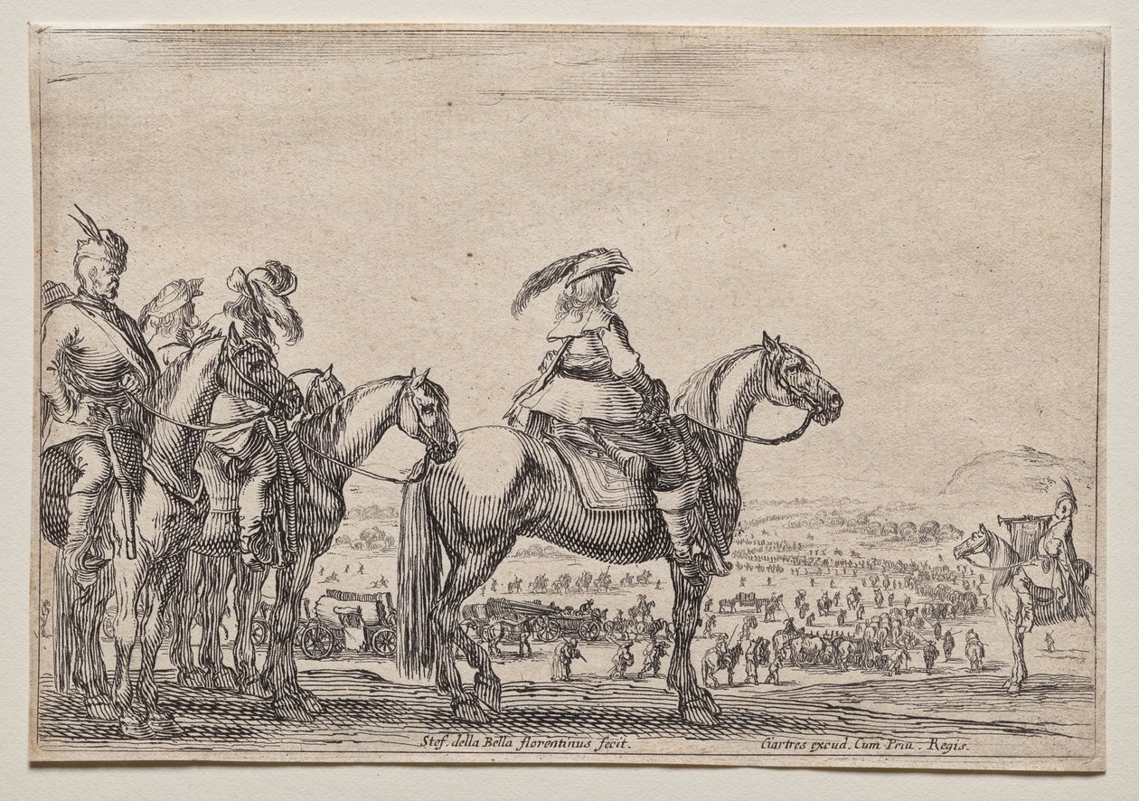 Ein Feind auf dem Vormarsch von Stefano della Bella