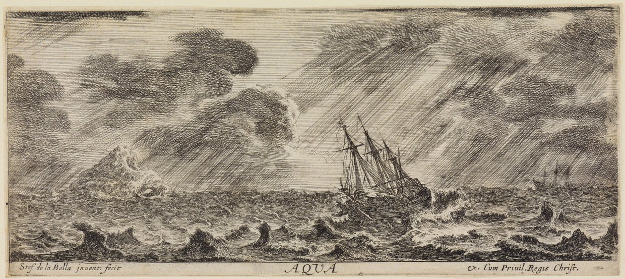 Die vier Elemente: Wasser von Stefano della Bella