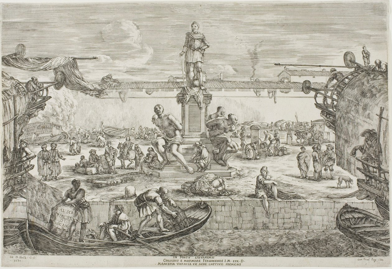 Statue von Ferdinand I., Großherzog der Toskana von Stefano della Bella
