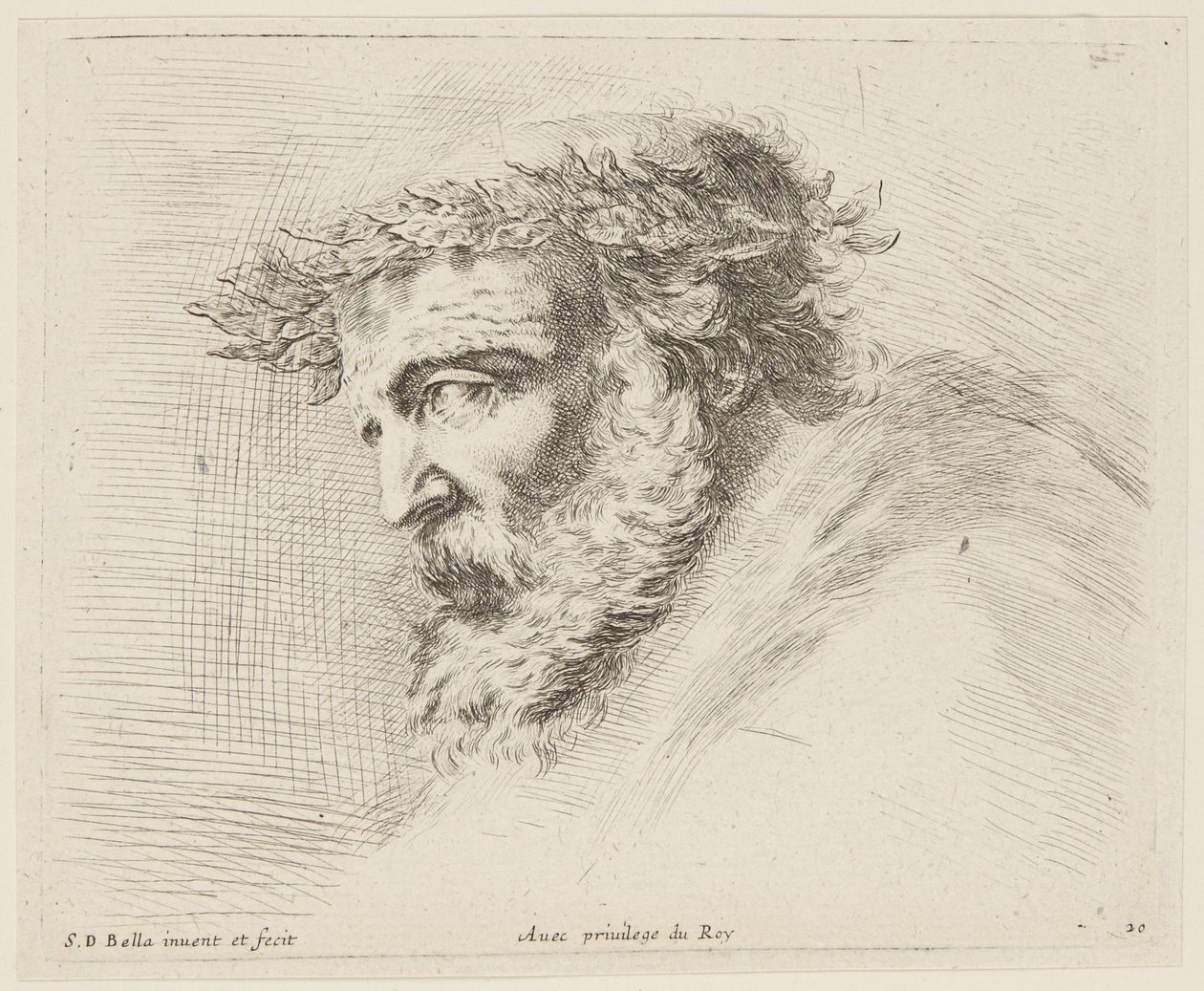 Studie (I principii del disegno, 20) von Stefano della Bella