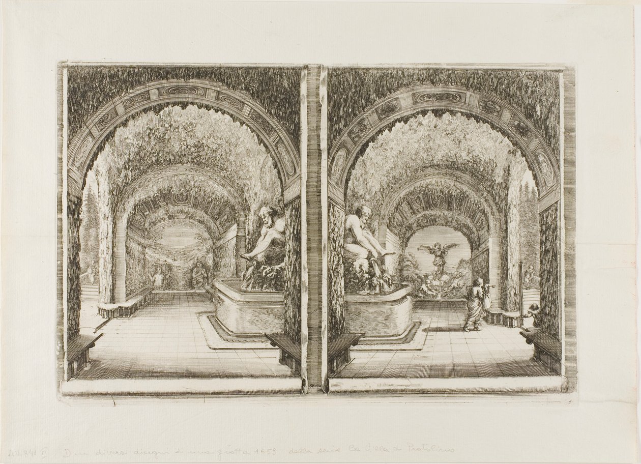 Die Grotte von Pan und Ruhm von Stefano della Bella