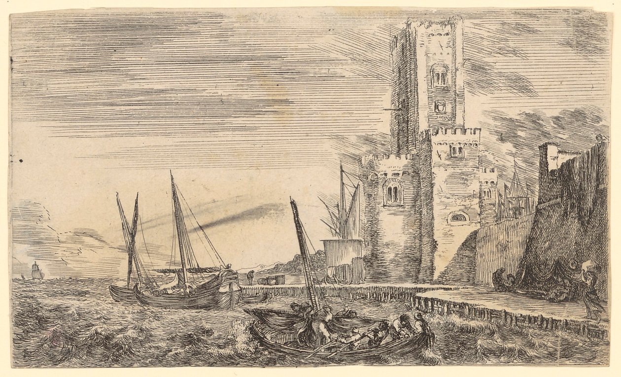 Turm von Calais von Stefano della Bella