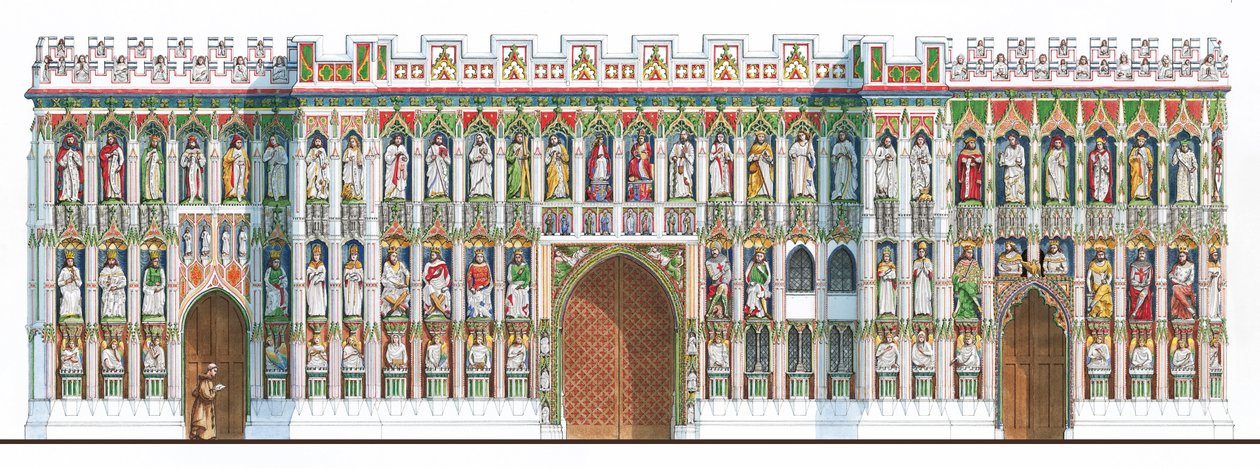 Exeter Kathedrale Bildschirm, ca. 1480-1538 von Stephen Conlin
