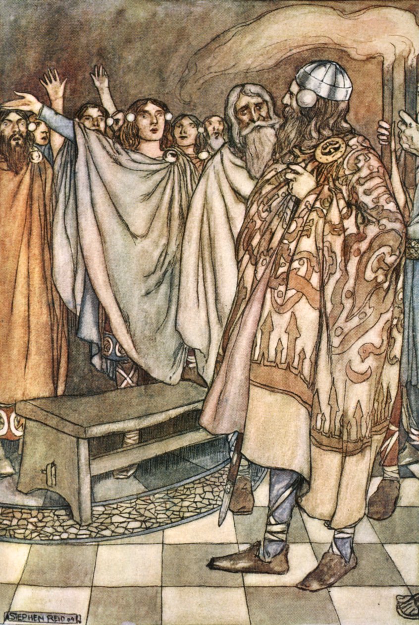 Ein mächtiger Jubelschrei erhob sich von den Ulstermännern, ca. 1910 von Stephen Reid