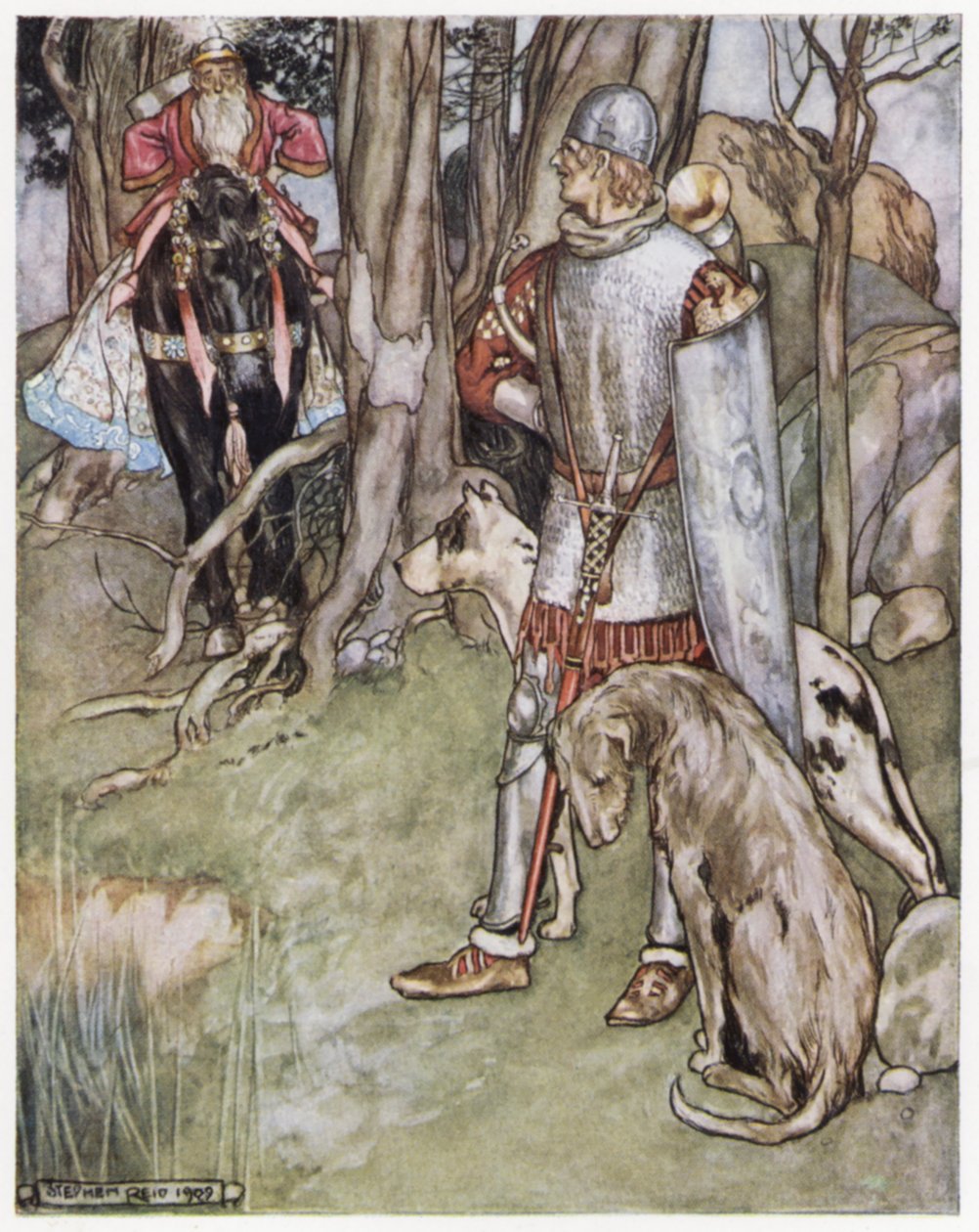 Illustration für Siegfried den Drachentöter von Stephen Reid