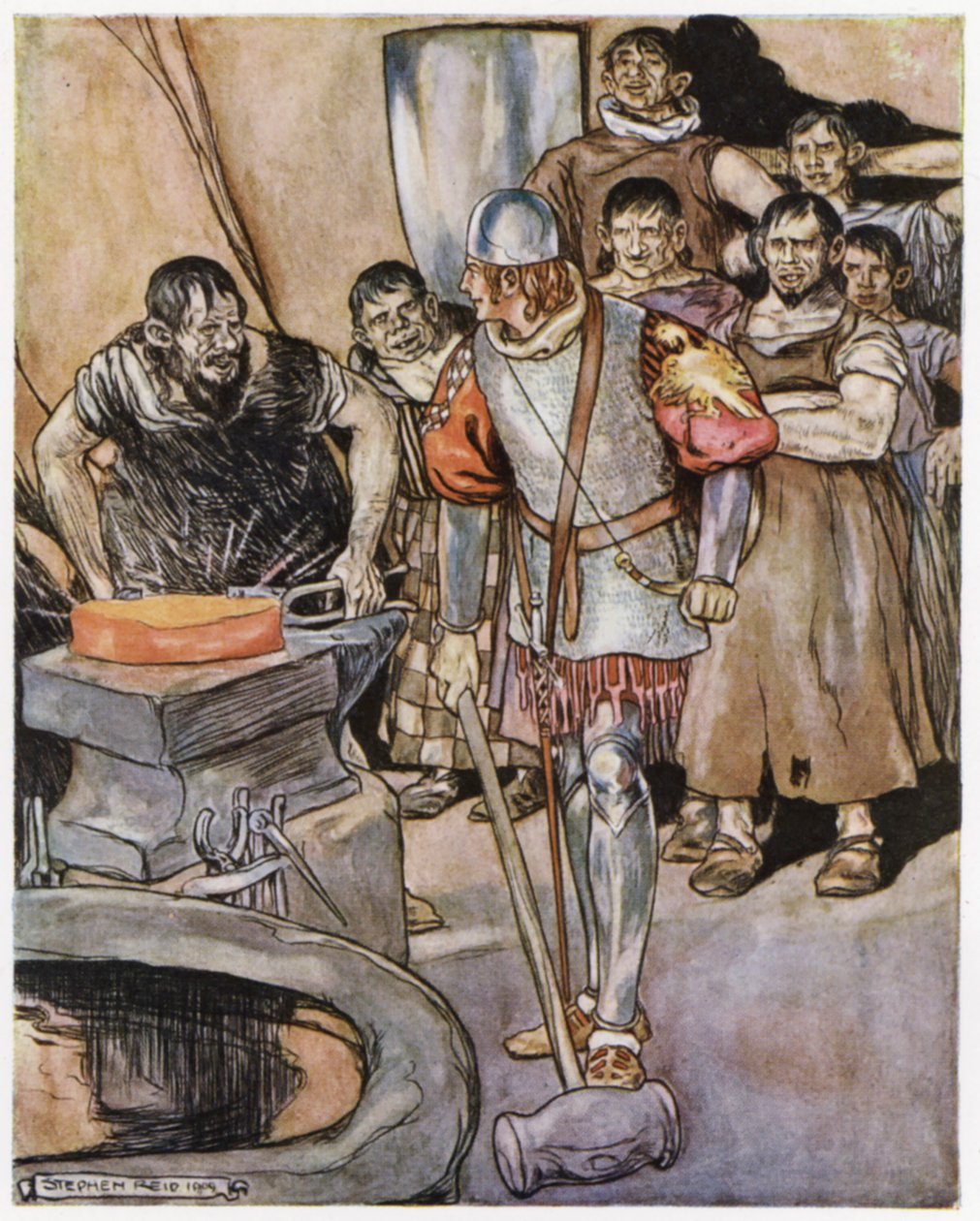 Illustration für Siegfried den Drachentöter von Stephen Reid