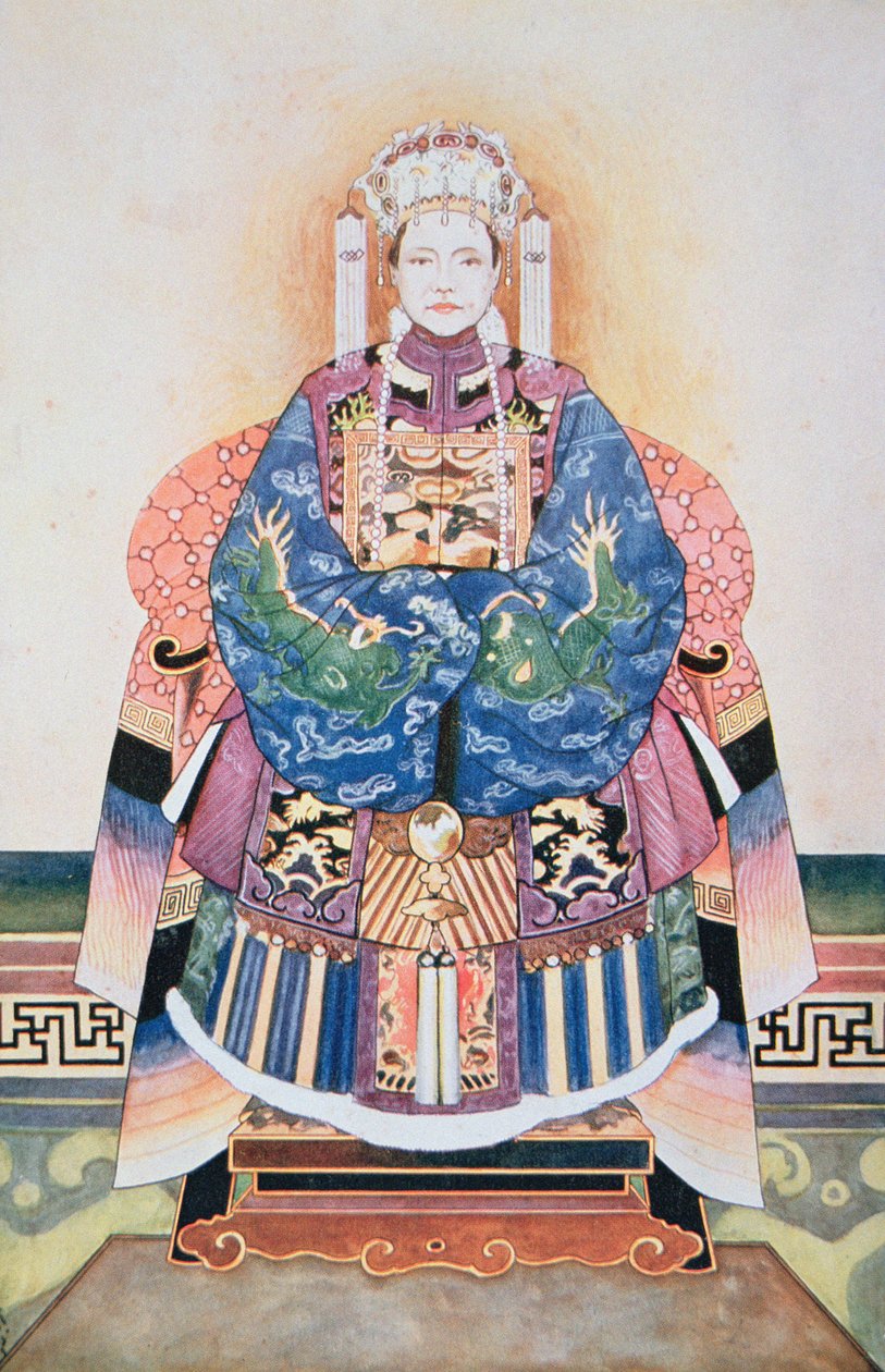 Tzu-Hsi, nach einer chinesischen Zeichnung von Stephen Reid