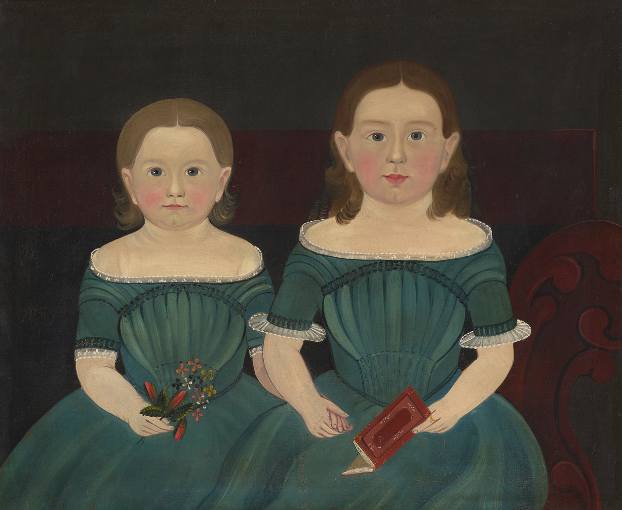 Mary und Elizabeth Hathaway, ca. 1849 von Sturtevant J. Hamblin