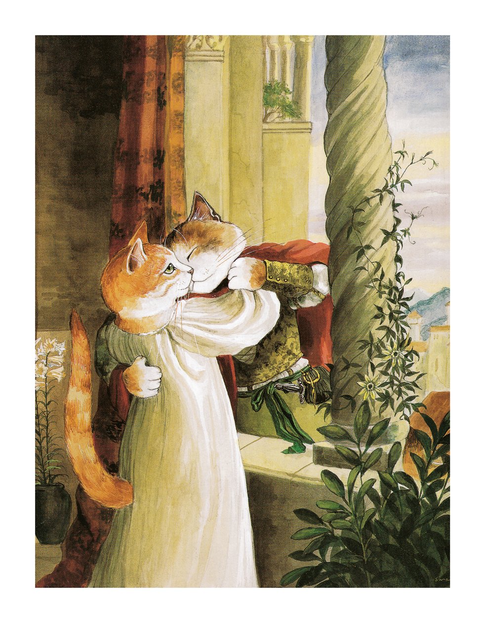 Illustration aus Shakespeare Cats: Poster Book von Susan Herbert