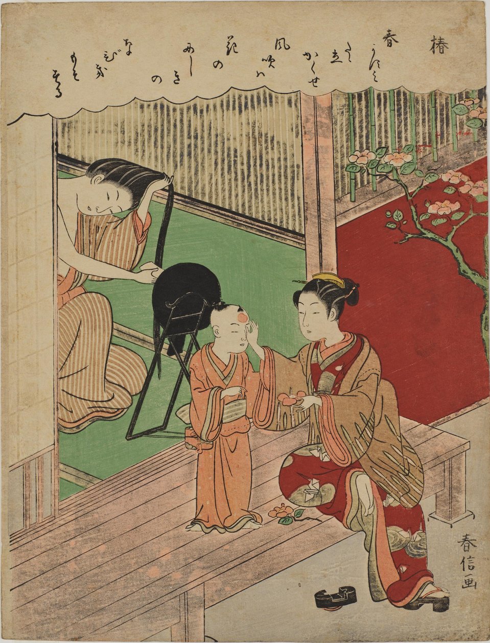 Kamelien von Suzuki Harunobu