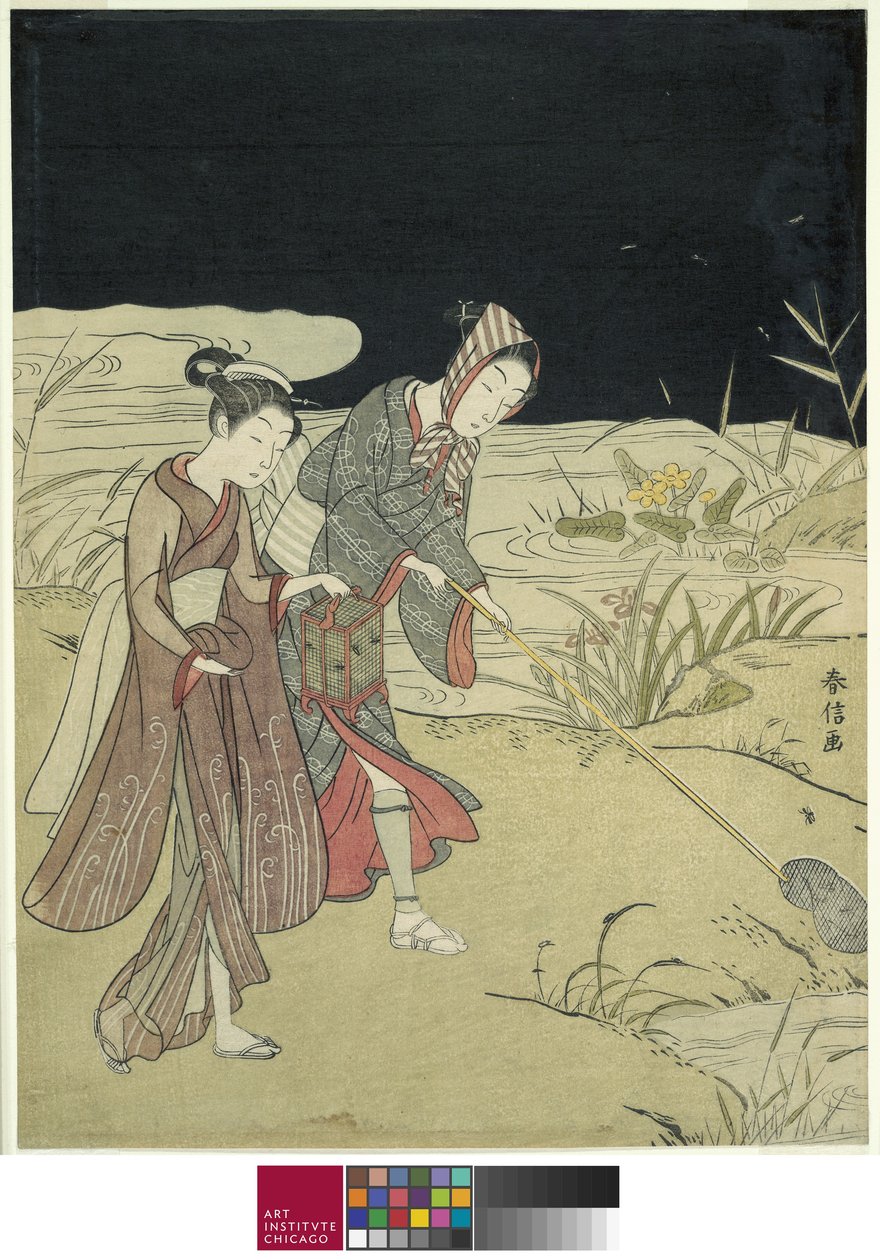 Glühwürmchen fangen, ca. 1767-68 von Suzuki Harunobu