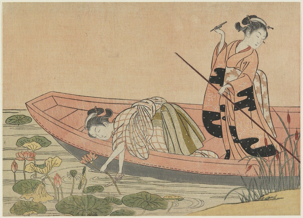 Mitate von Zhou Maoshu, nach 1765 (Farbholzschnitt) von Suzuki Harunobu