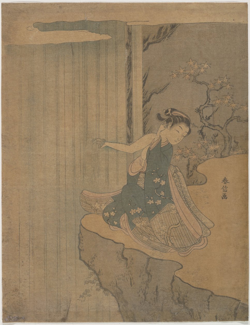 Parodie auf die Legende von Kyoyu und Sofu von Suzuki Harunobu