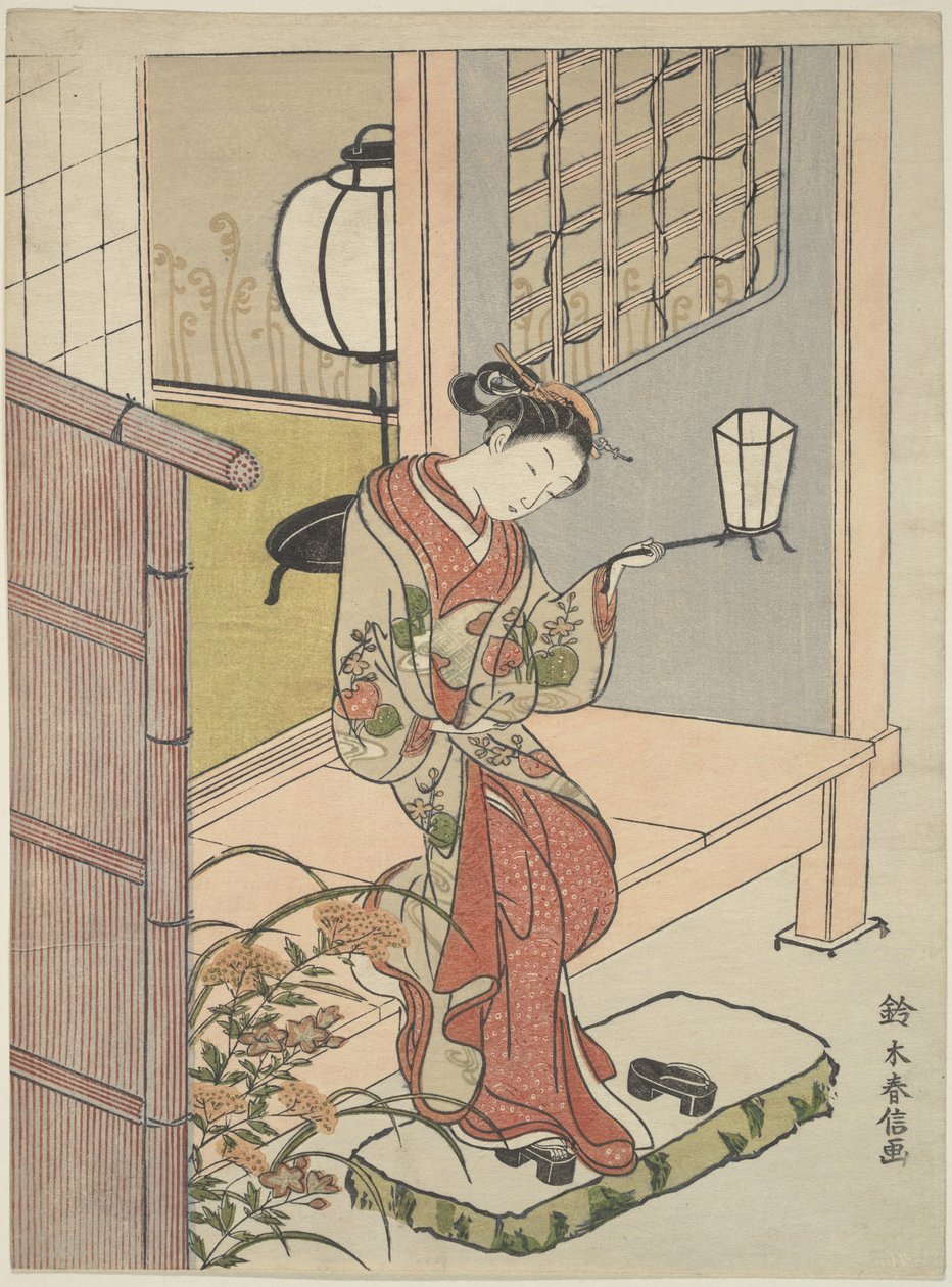 Druck von Suzuki Harunobu