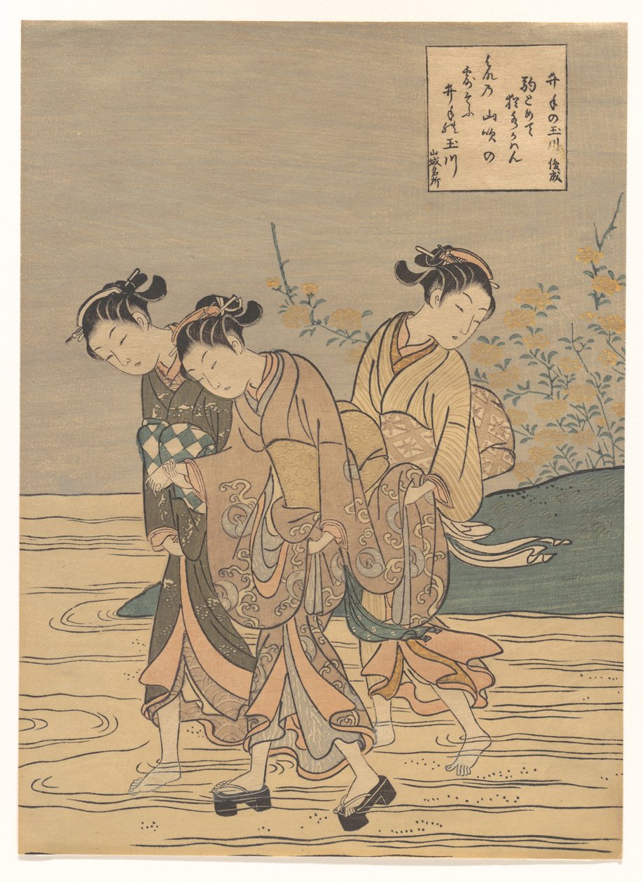 Der Tama-Fluss bei Ide, Provinz Yamashiro von Suzuki Harunobu