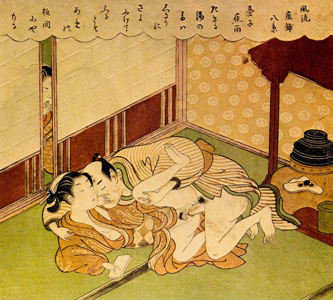Zwei Liebende von Suzuki Harunobu