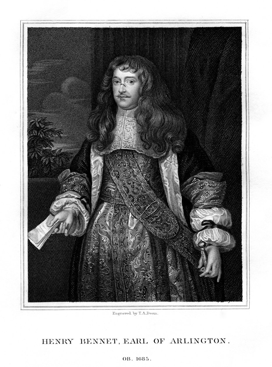 Henry Bennet, 1. Earl of Arlington, englischer Staatsmann von T. A. Dean