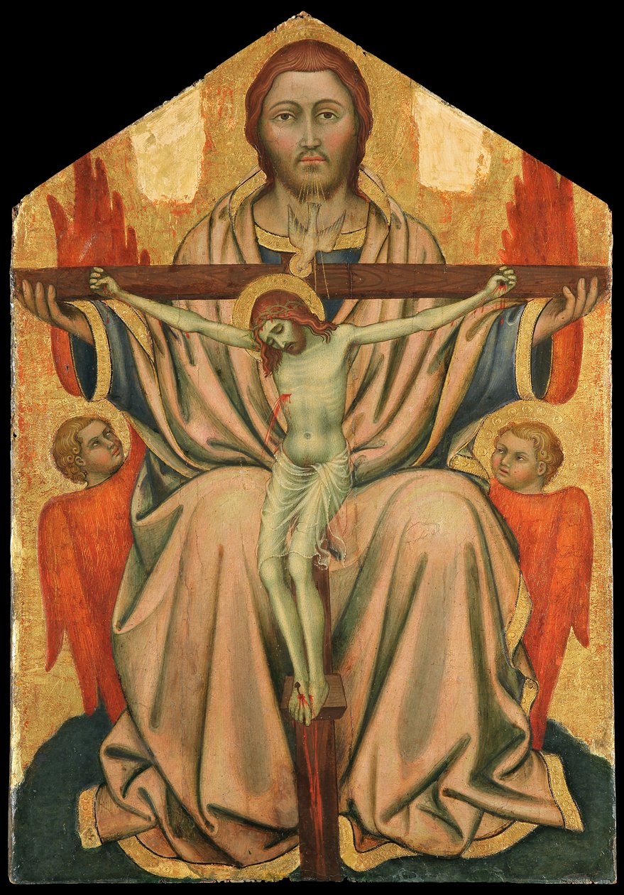 Die Heilige Dreifaltigkeit / Gnadenstuhl von Taddeo di Bartolo
