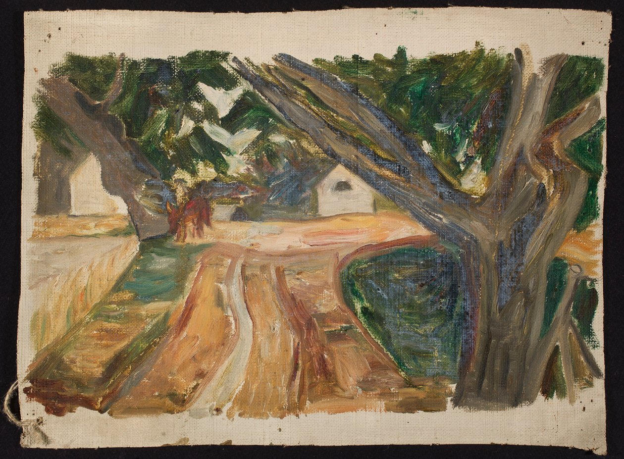 Bäume an der Straße von Tadeusz Makowski