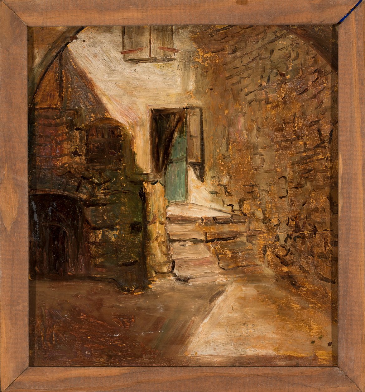 Fragment eines alten Hauses von Tadeusz Makowski