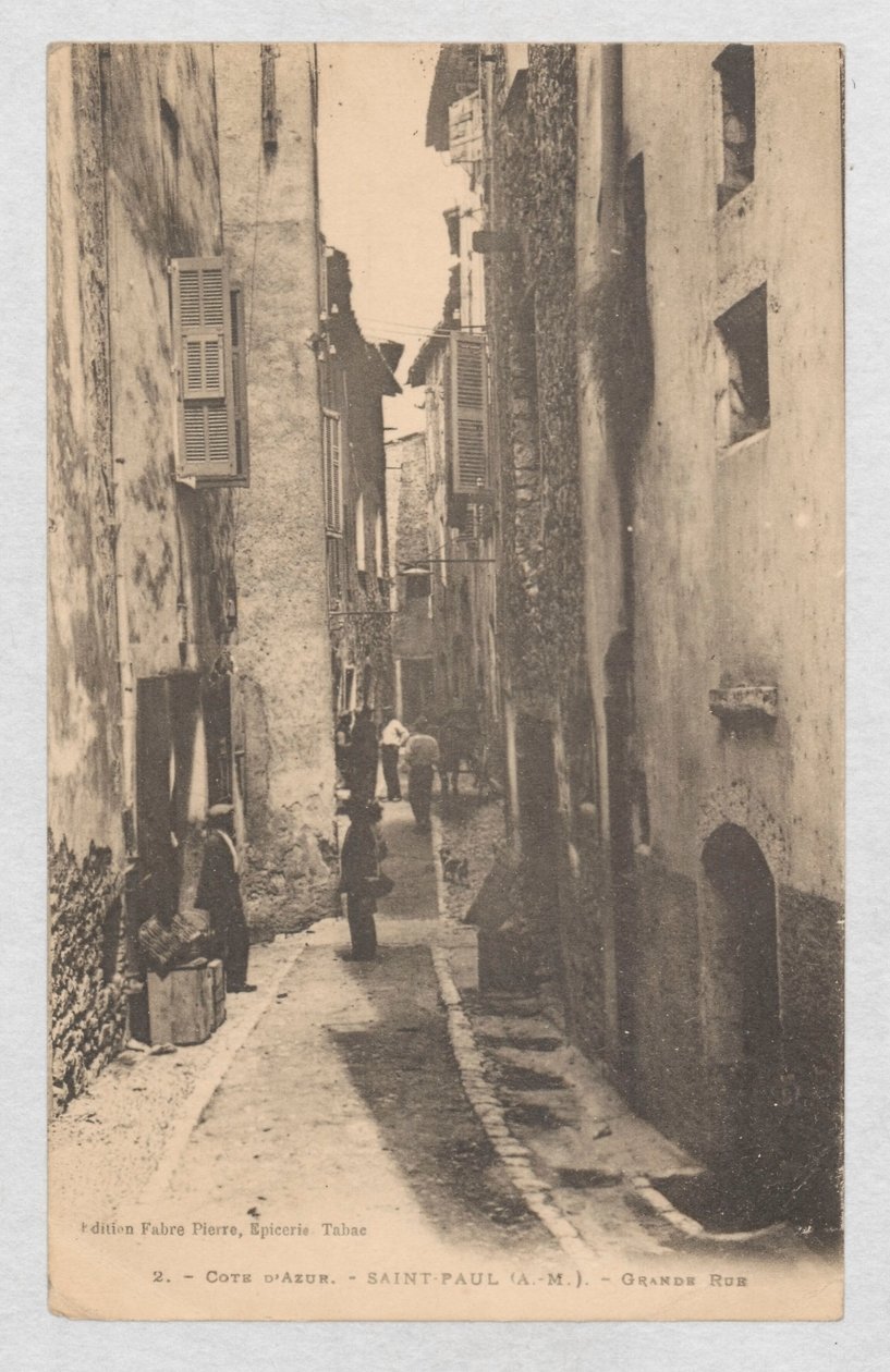 Postkarte an Maria Mickiewiczówna von Tadeusz Makowski