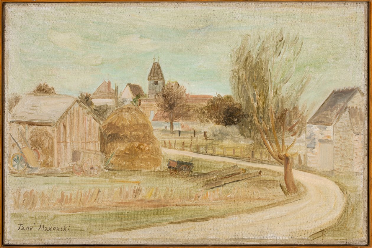 Am Dorfrand von Tadeusz Makowski