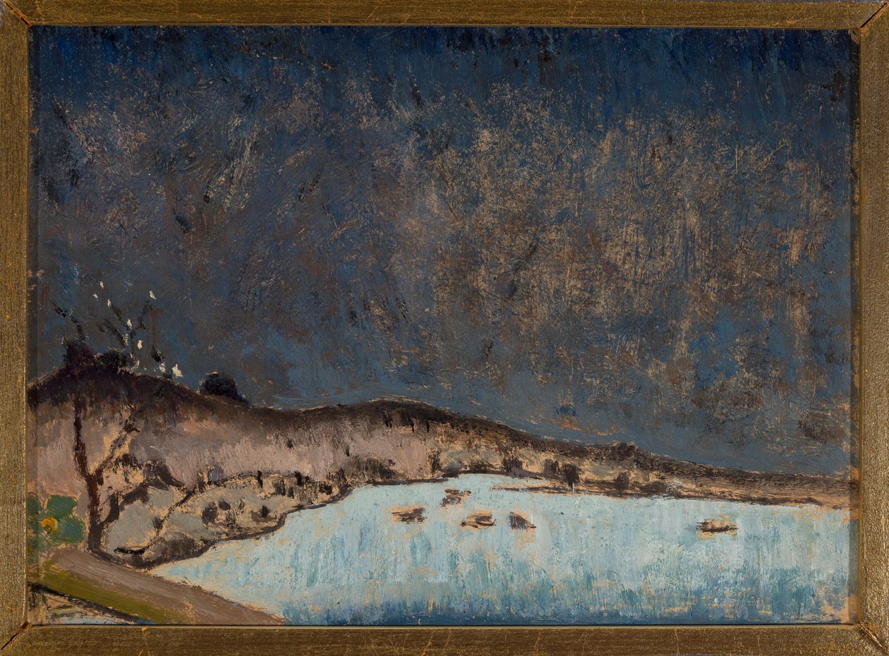 Landschaft mit Wolken von Tadeusz Makowski