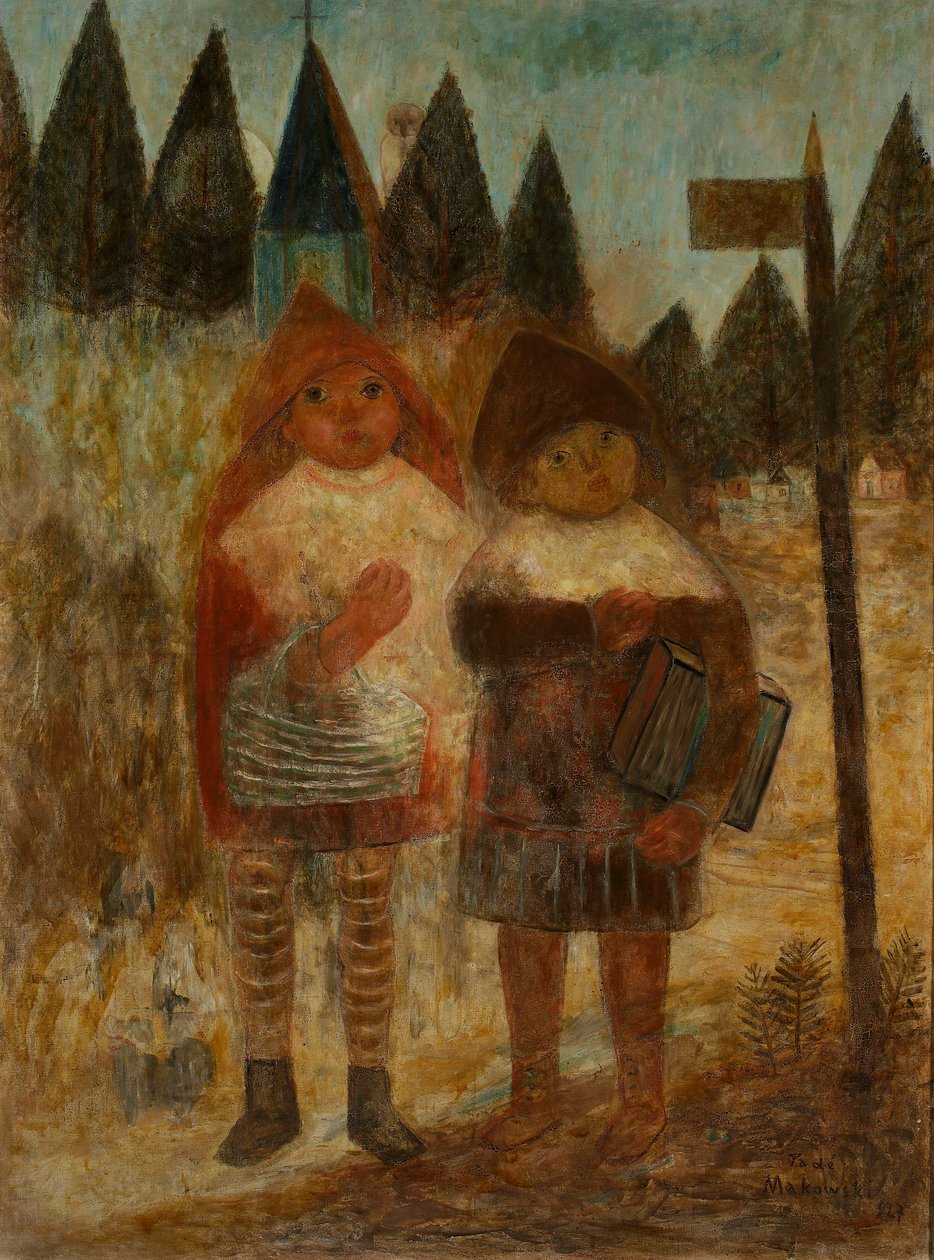 Rückkehr aus der Schule von Tadeusz Makowski