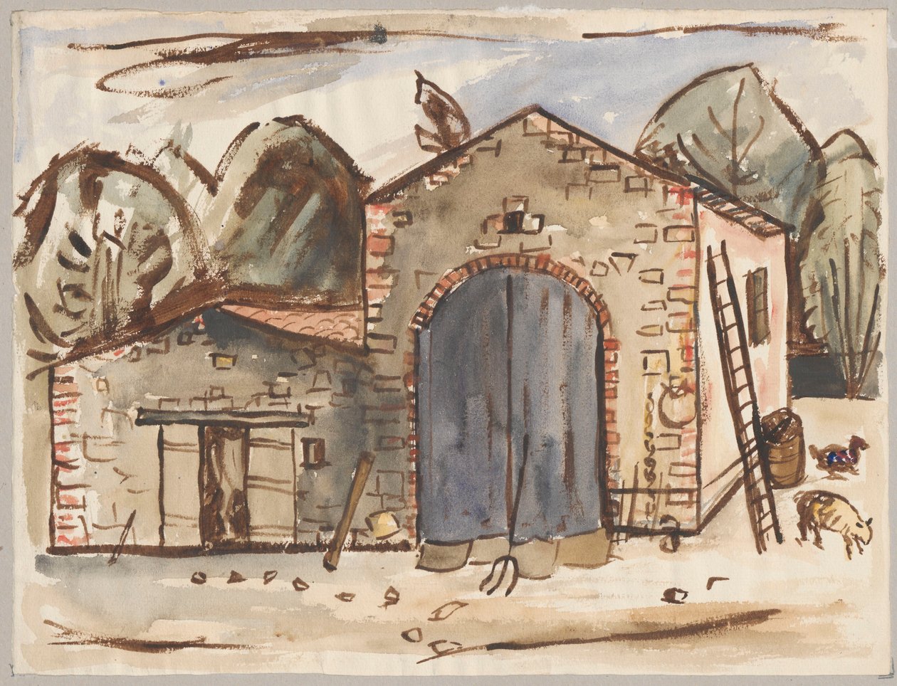 Stall von Tadeusz Makowski
