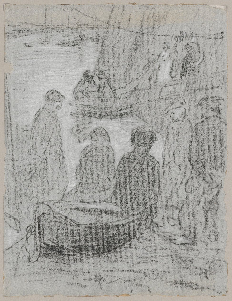 Im Fischerhafen von Tadeusz Makowski