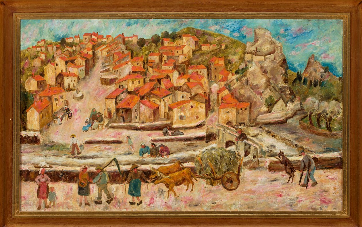 Ansicht von der Brücke in Espaly von Tadeusz Makowski
