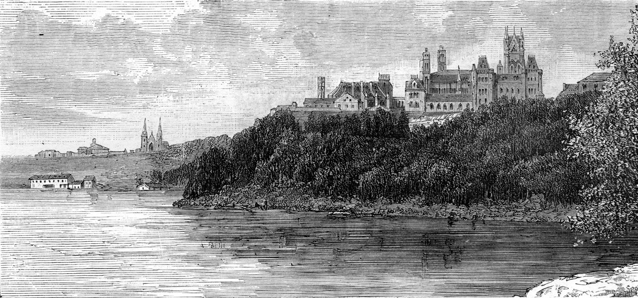 Parlamentsgebäude, Ottawa, Kanada, 19. Jahrhundert von Taylor