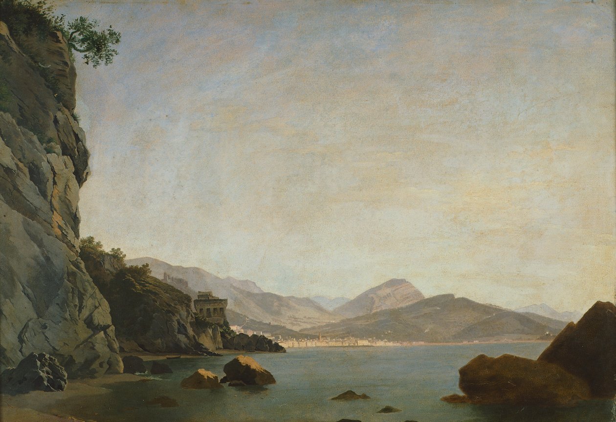 Blick auf den Golf von Salerno von Teodoro Duclere