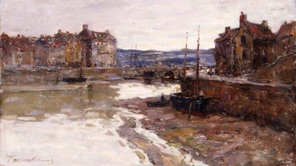 Früher Morgen, St. Valery en Caux, Normandie von Terrick Williams