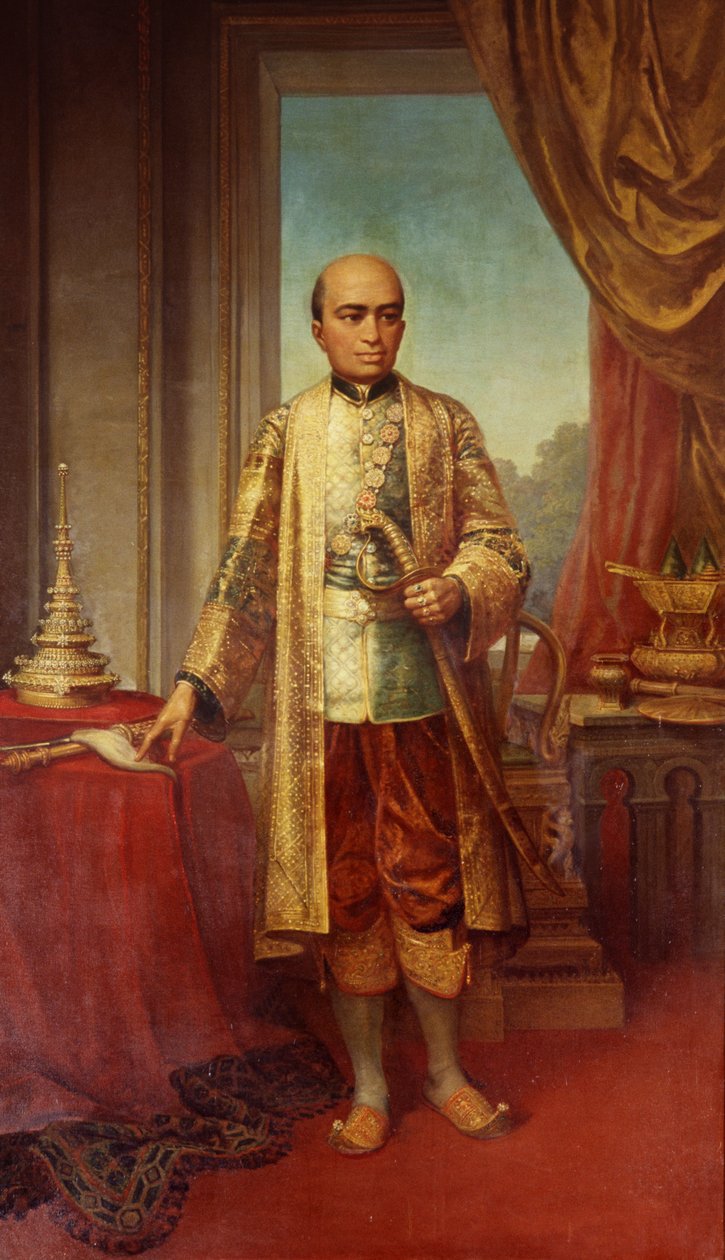 Porträt von König Phra Buddha Lertla Napalai von Thai School