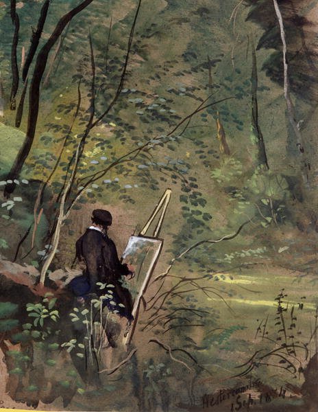 Hestercombe Woods, Somerset 1834 von The Rev. John Eagles