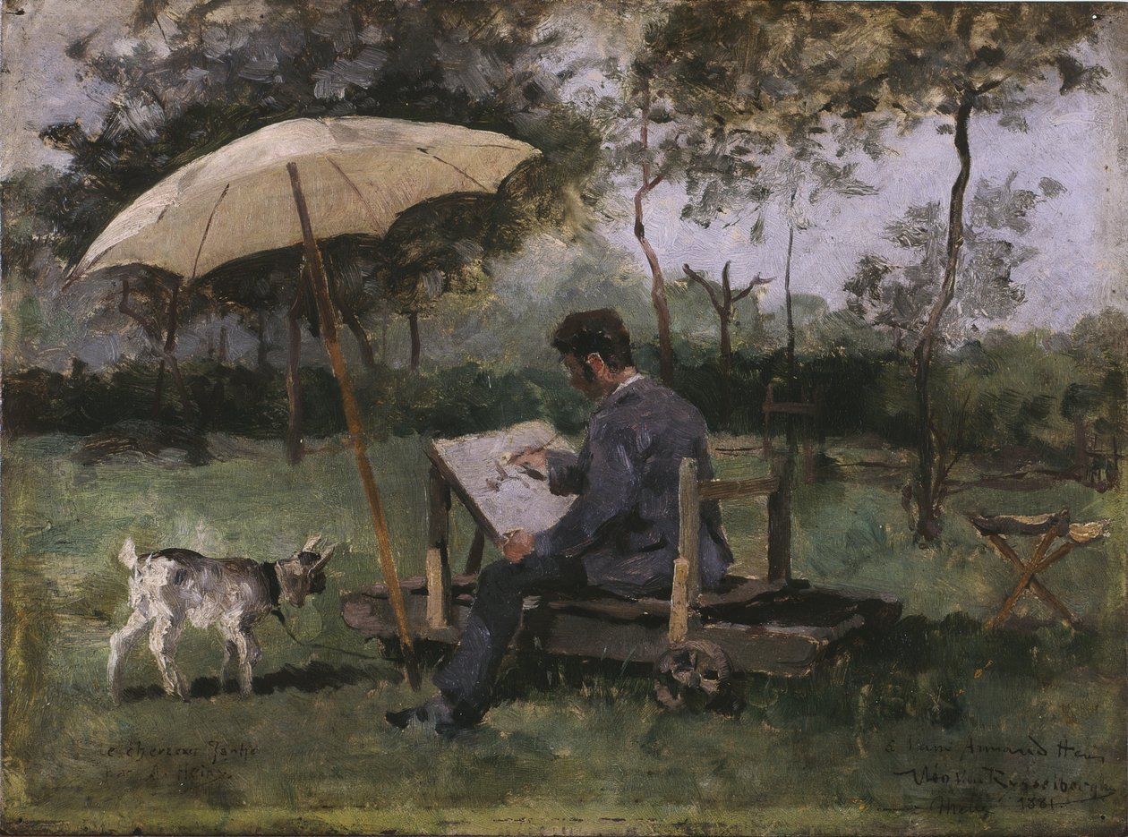 Armand Heins malt von Théo van Rysselberghe