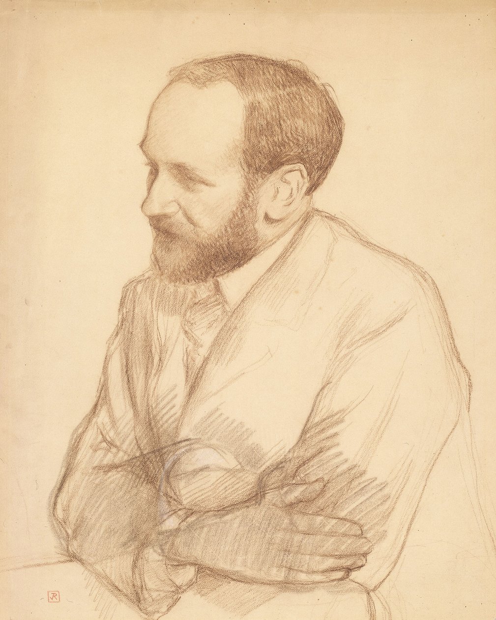 Porträt von Henri Gheon, um 1903 von Theo van Rysselberghe