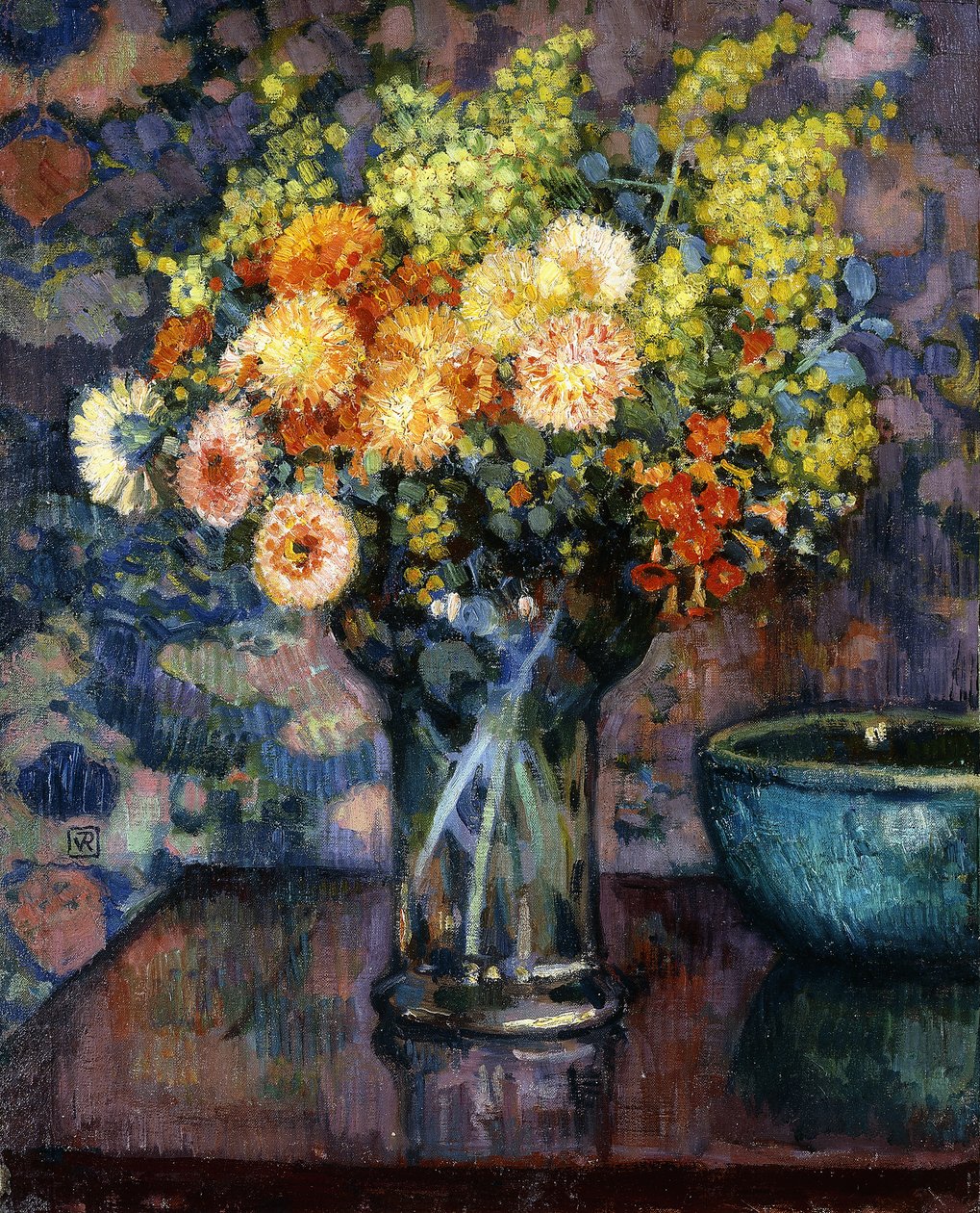 Blumenvase; Vase de Fleurs, ca. 1911 von Théo van Rysselberghe