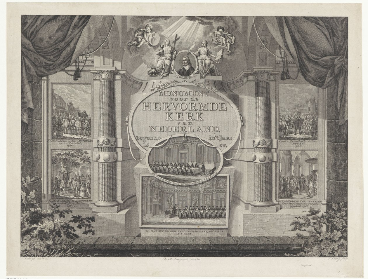 Monument für die Reformierte Kirche der Niederlande, ab 1566 von Theodoor Koning