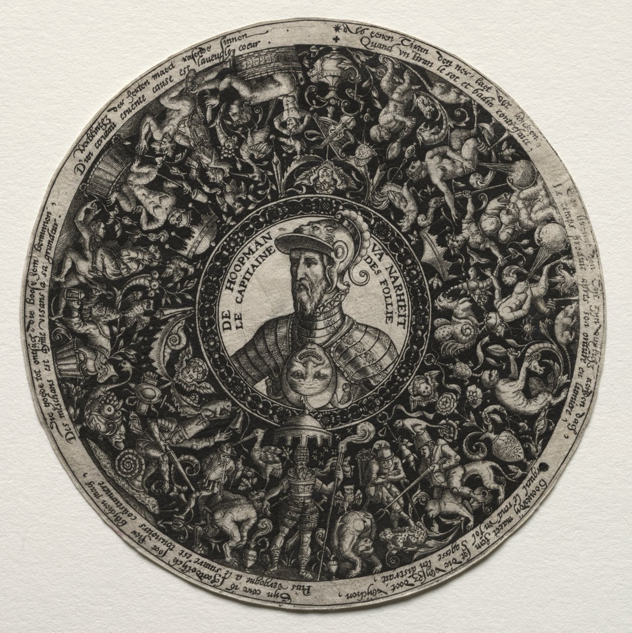 Entwurf für eine Schale mit Medaillons von Theodor de Bry
