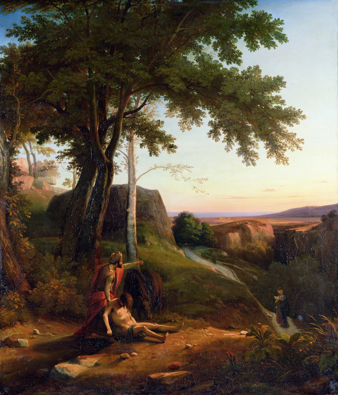 Der barmherzige Samariter, 1834 von Theodore Caruelle d Aligny