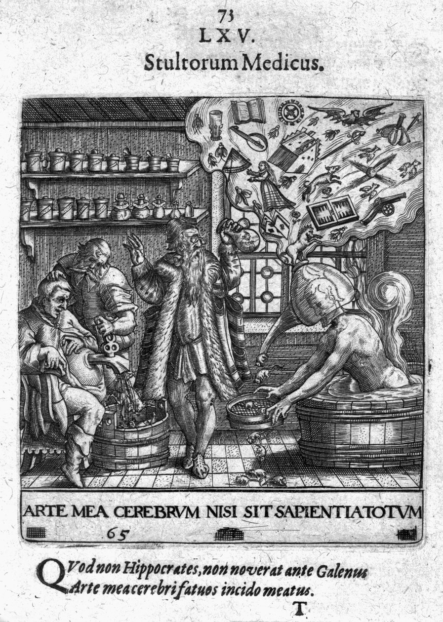 Stultorum Medicus aus 'Proscenium vitae humanae Sive Emblematum ...