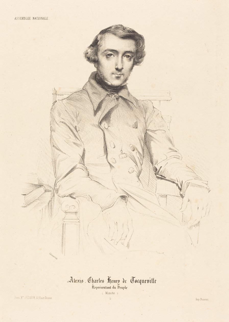 Alexis Charles Henry de Tocqueville von Théodore Chassériau