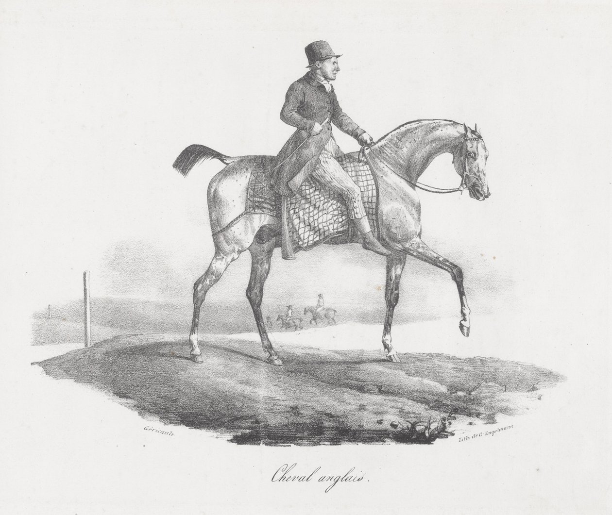 Englisches Pferd von Theodore Gericault