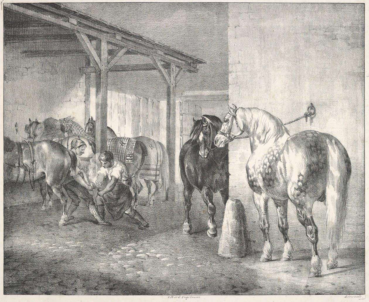 Schmiede von Theodore Gericault