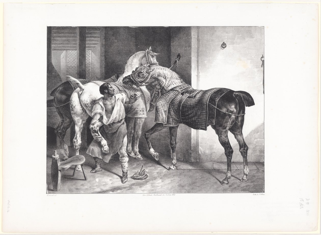 Der englische Hufschmied von Theodore Gericault