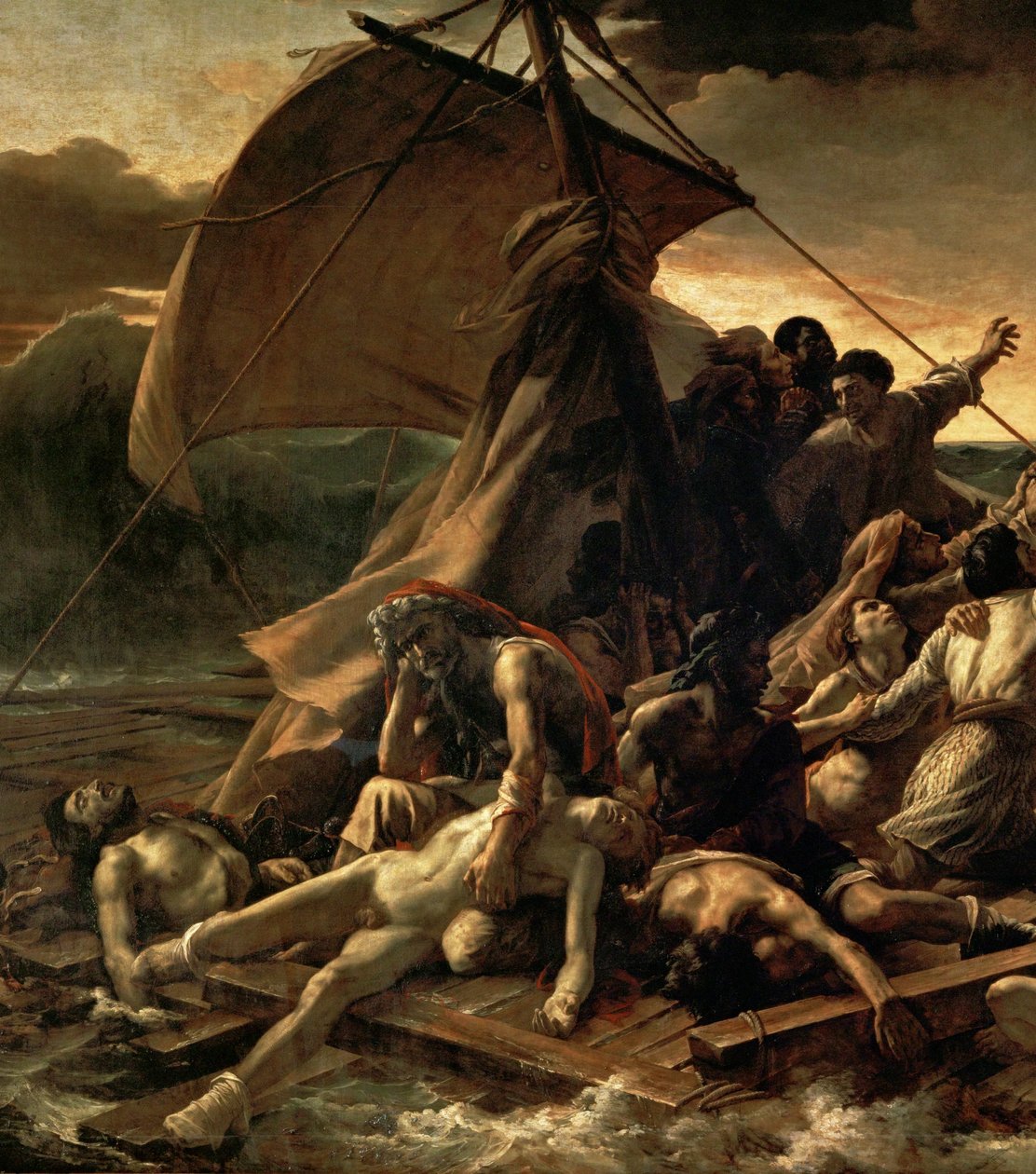 Das Floß der Medusa von Theodore Gericault