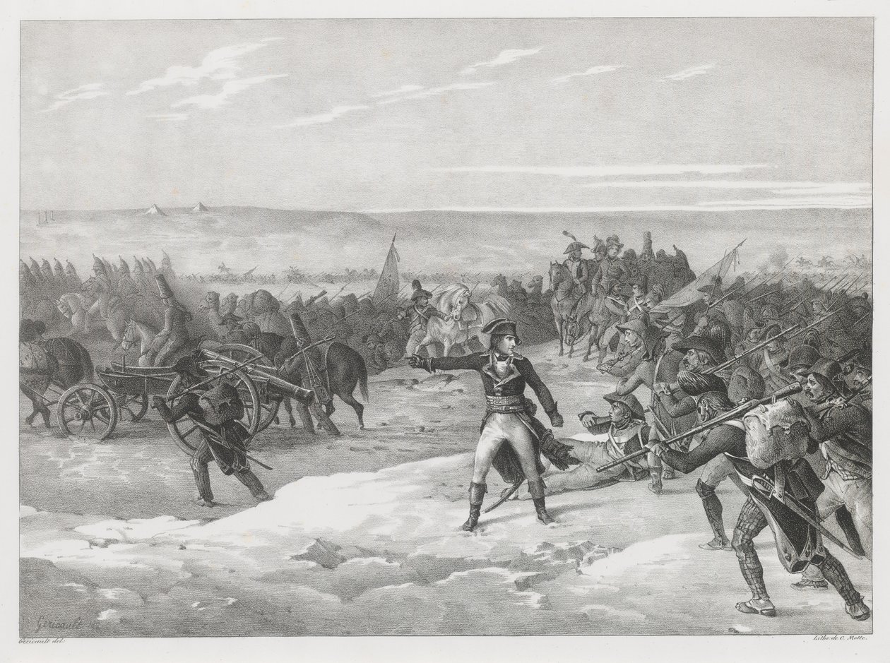 Marsch in der Wüste von Theodore Gericault
